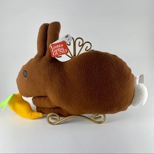 Gund "Nibbler" Brown Easter Bunny Rabbit NWT Soft